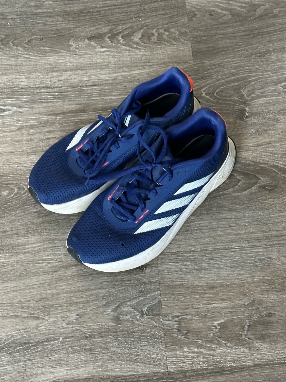 Adidas Navy Athletic Running Shoes